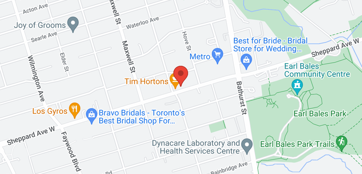 map of #PH01 -676 SHEPPARD AVE E